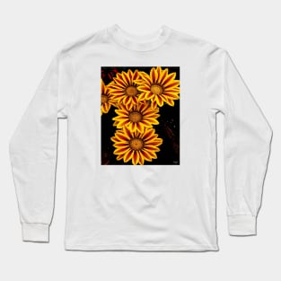 Five Floral Sisters Long Sleeve T-Shirt